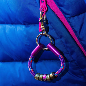 LIMITED EDITION Sustainable OceanYarn NOTCH Bracelet - Orca with Apple Clasp