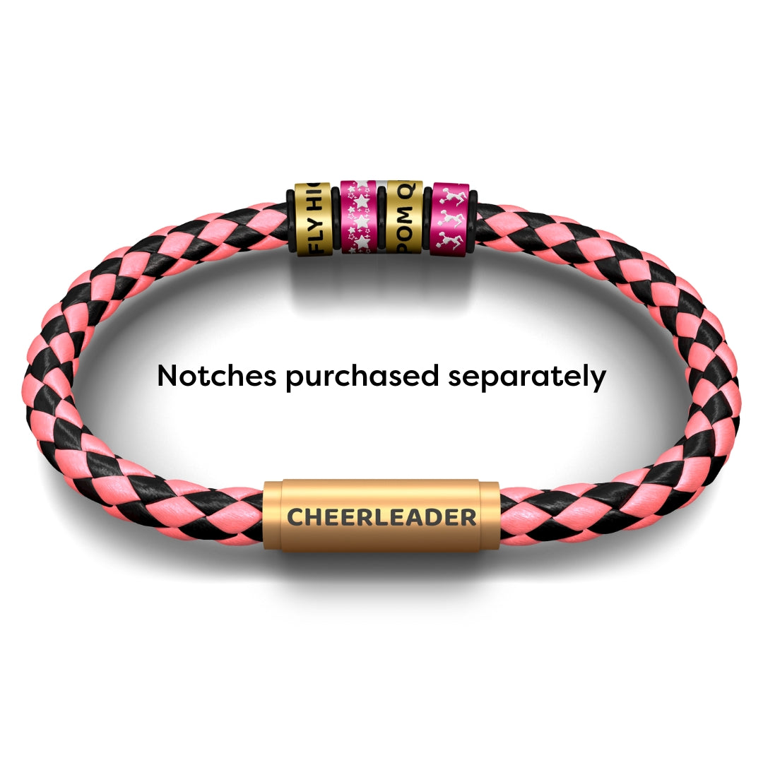 CHEERLEADER NOTCH Bracelet (Blushing Pink)