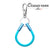 Sustainable OceanYarn NOTCH Golf Loop - Aqua Marine with blue aluminium ends